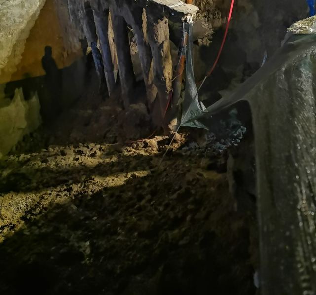 Sprijinirea excavației, fără grindă de coronament